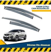 Resim Peugeot 5008 Aircross Mügen Cam Rüzgarlığı Nikelajlı 2016 Sonrası 