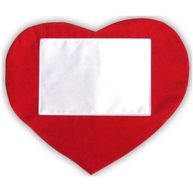 Resim Süblimasyon Baskı Kalpli Yastık Kılıfı 