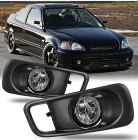 Resim Honda Civic 1999-2001 H.b Sedan Beyaz Sis Farı Lambası 