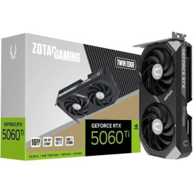 Resim Zotac Geforce Rtx 5060 Tı Gamıng Twın Edge 16GB Gddr7 128BIT Dlss 4 Ekran Kartı 