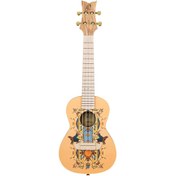 Resim Ortega RUAR-EY Art Series Concert Ukulele (Egypt Custom) 