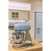Resim Smeg 50's Style Retro Pastel Mavi Stand Mikser Smf02pbeu 