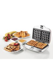 Resim Kırmızı Waffle Makinesi, Lezzetli Tatlar Için Mükemmel Seçenek 