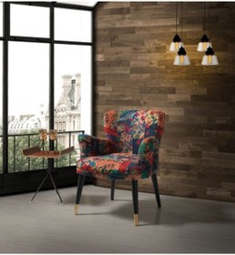 Resim mobilyabazari Patchwork Çay Seti Tekli Koltuk, Berjer (SALON, BALKON, OFİS, BAHÇE) 