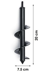 Resim Empressco Matkap Ucu Üniversal Toprak Burgu Aparatı 20 Cm 