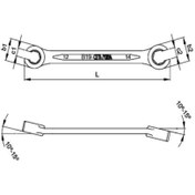 Resim CETA FORM Yedek Esnek Hortum Uç-330mm (r08-500 Için) 