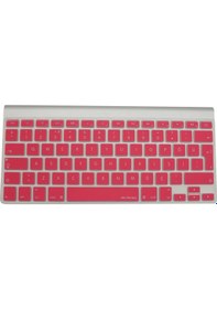 Resim Klavye Kılıfı Magic Keyboard-1 A1314 A1242 İle Uyumlu Türkçe Q Baskı Silikon Kılıf Açık Pembe 