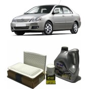 Resim Toyota Corolla Uyumlu 2002-2006 Benzinli Motorlar Yağ Bakım Seti Mobil N11.17509 