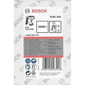 Resim Bosch TK40 20G Dar Zımba Teli 5,8X20 mm 2608200701 
