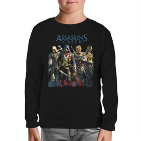 Resim Assassin's Creed Unity 2 Siyah Çocuk Sweatshirt 