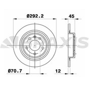 Resim ARKA FREN DISK AYNASI OPEL ASTRA J CASCADA ZAFIRA 