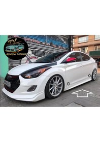 Resim Hyundai Elantra Marşpiyel Takımı 2010-2016 Fiberglass Boyasız 