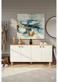 Resim Bohem Konsol,ayakkabılık,ayakkabı Dolabı Beyaz 