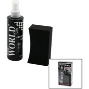 Resim Shıne World Car Lastik - Tampon Parlatıcı Sprey Seti Plastik Şişe 250ml %10 Parlatma Süngeri 4989 