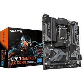 Resim Gigabyte B760 Gaming X AX DDR4 Intel B760 5333 MHx (OC) DDR4 Soket 1700 ATX Anakart 