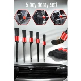 Resim 5 Boy Araç Detay Temizlik Fırça Seti Slalom Design 