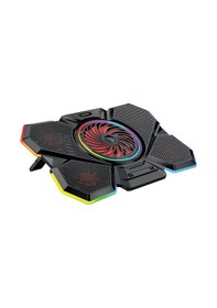 Resim Rampage S47 Coolflow Led Laptop Soğutucu Stant Kırmızı 