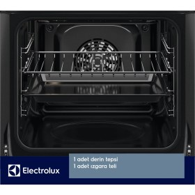 Resim Electrolux EOF3H40BW 500 Serisi Surroundcook Aquaclean Temizlemeli 65 Lt Beyaz Ankastre Fırın 