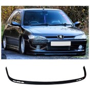 Resim Peugeot 306 1993-2002 Uyumlu Üniversal Laguna Lip Esnek Ön Lip 2 Parça Tampon Altı Dil Karlık Ön Ek 00 Şüscaroto Aksesuar 