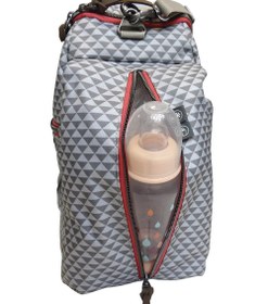 Resim Sydney II Bebek Bakım Çantası Gri Desenli 44x26x27 cm 