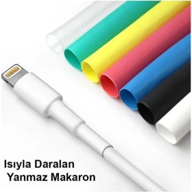 Resim Tozlu Pazar Makaron Kablo Seti Isıyla Daralan Düzenleyici Tamir Seti 560 Parça Kablo Toplayıcı Kaplama Kiti 