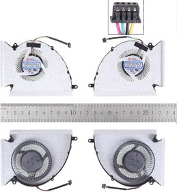 Resim Cpu&gpu Cooling Fan For Msı Gp76 Ge76 We76 Ms-17k2 Ms-17k3 