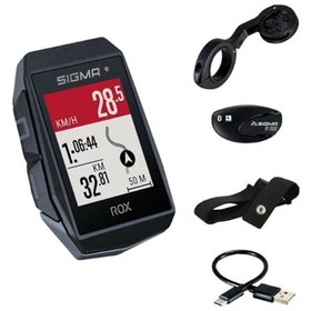 Resim Sigma Rox 111 Evo Gps Km Saati Hr Set Unisex Siyah Gps Ünitesi 