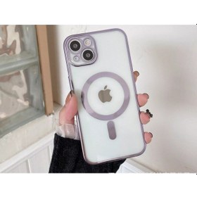 Resim Apple Uyumlu iPhone 14 Plus Kilif Magsafe Kamera Lensli Korumali Seffaf 561062587 