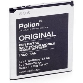 Resim Sony Ericsson Ba750 1500 Mah Polion Batarya 