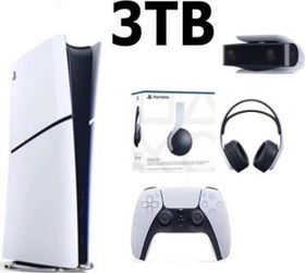 Resim Playstation 5 Slim Dijital 3TB+PS5 KAMERA +3D PLUS KULAKLIK 