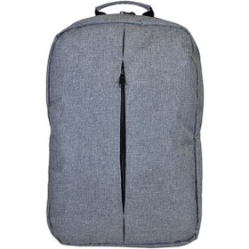 Resim Temel Laptop Sırt Çantası Gri Sırt Çantası 