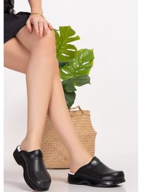 Resim Siyah Klasik Ortopedik Bayan Erkek Sabo Terlik 101 / 201 Siyah Çok Renkli 