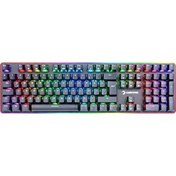 Resim Gamepower Saber RGB Mekanik Mavi Switch Oyuncu Klavyesi 