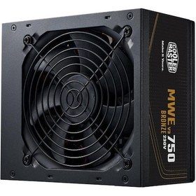 Resim Cooler Master MWE 750 V3 750W 80+ Bronze ATX Güç Kaynağı 