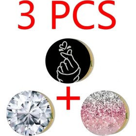 Resim GongtuShop A811A1278A1613 Stili 3 Adet Metal Levha Levha Mıknatıs Cep Telefonu Tutucu Için Manyetik Araç Telefonu Standı Sahipleri Supporto Selüloz Oto Evrensel (Yurt Dışından) 