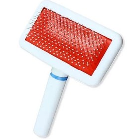 Resim BUFFER® Paslanmaz Evcil Hayvan Kedi Köpek Tüy Tarama Toplama Fırçası Kolay Temizlenir Bakım Aleti 