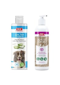 Resim Bio Petactive Aloe Vera Özlü Köpek Şampuanı 400 Ml + Knot Away Kıtık Açıcı Krem 250 Ml 2 Li Set 