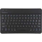 Resim Dancemonkey Kablosuz Bluetooth 3.0 Klavye - 30 Gün Pil, Sessiz Tuşlar, Siyah Optik Optik 