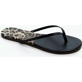 Resim Kadın Leopar Iı/siyah Parmak Arası Terlik Leopar Iı/siyah Leopar - Siyah 
