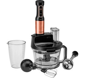 Resim Empressco 2000W Mutfak Robotu, Siyah ve Bakır Detaylı, Güçlü ve Çok Fonksiyonlu Robot 