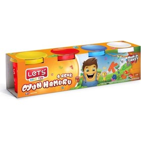 Resim Lets Oyun Hamuru 4 Renk 460 G L8440 