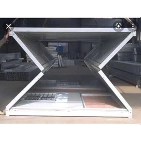 Resim 7M2 Çelik Kasalı Katlanır Prefabrik Konteyner 