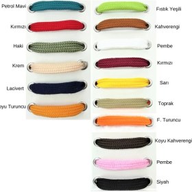 Resim Foottab Renkli Yassı Spor Ayakkabı Bağcığı 120 cm 