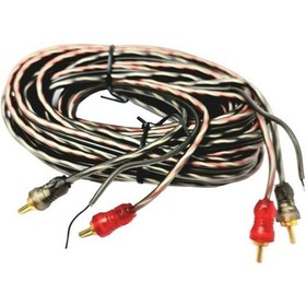 Resim Rose 2Rca-2Rca 5Metre Oto Amfi Kablosu Silikon 