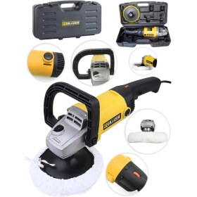 Resim Graizer Alman 4200 Watt Bakir Sargili 6 Kademe Devir Ayarlı Polisaj Makinasi Zımpara Pasta Cila Makinesi 