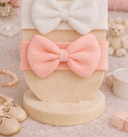 Resim Peppino Kız Bebek & Çocuk Fiyonklu Bandana 2'li Set 