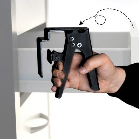 Resim Pratikmen Ayarlanabilir Çekmece Yüzü ve Dolap Montaj işkencesi Tekli 