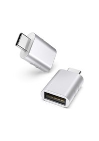 Resim Usb-c To Usb 3.0 Adaptör 2 Li Set Kompakt Gümüş Dönüştürücü Yüksek Performanslı Pratik Seti 