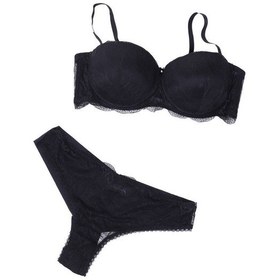 Resim Pierre Cardin Kadın Pisa Cup Push Up Straplez Sütyen Takım 