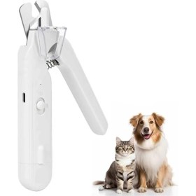 Resim Sanctuary Vault USB Şarjlı 2&#39 Si 1 Arada Evcil Hayvan Çivi Makası ve Öğütücü - Tüm Evcil Hayvanlar Için 40 Desibelden Az Sessiz Çivi Makası (Yurt Dışından) 